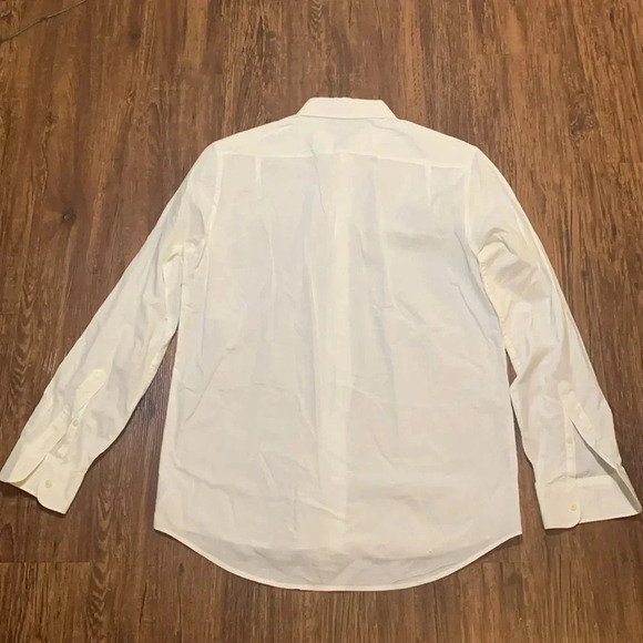 Michael Kors Tailored Fit Button Down Dress Shirt White Small - Picture 2 of 7